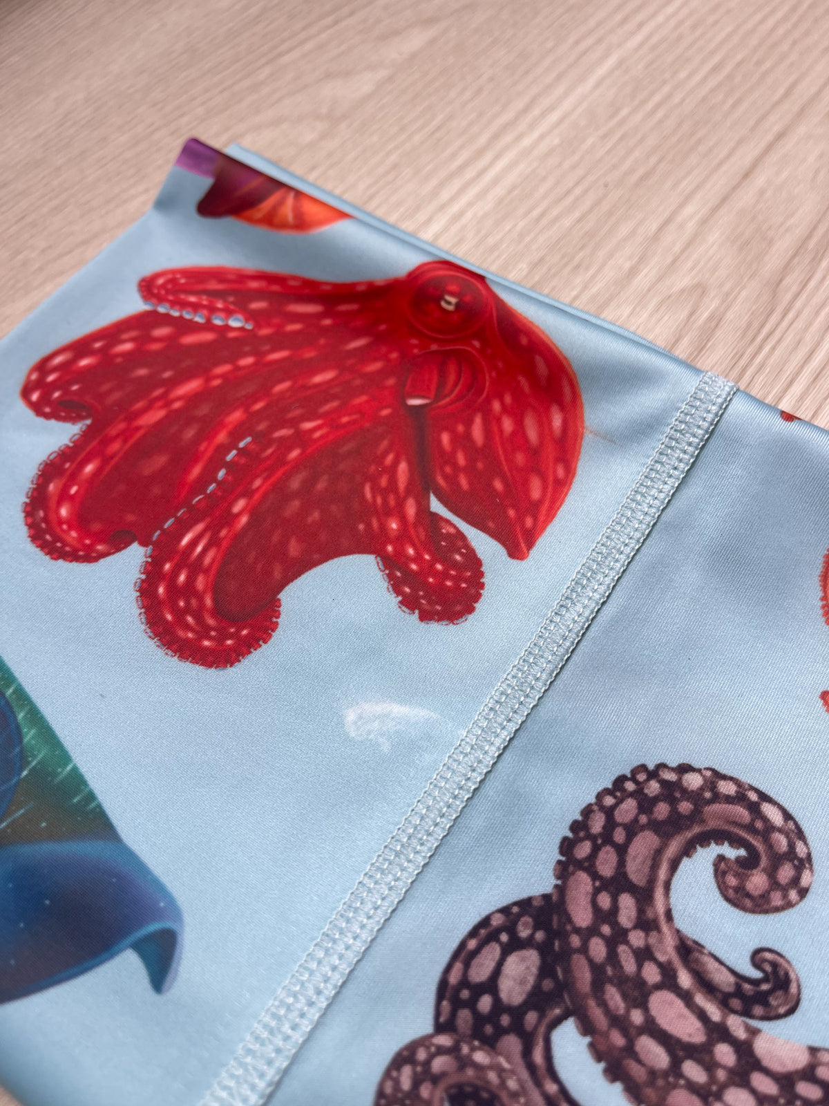 DISCOUNTED (FAULTY) CEPHALOPOD BLUE GAITER HEADWEAR
