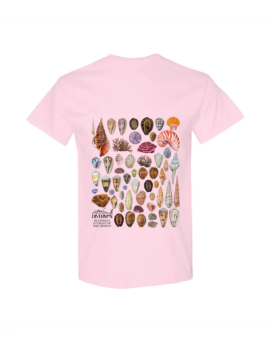 SEA SHELLS UNISEX T-SHIRT