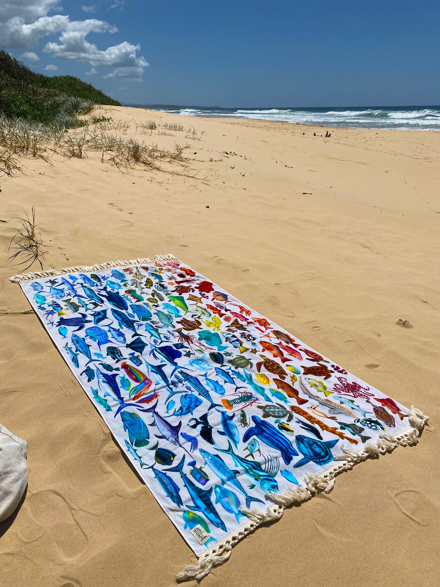 Rainbow towel XL