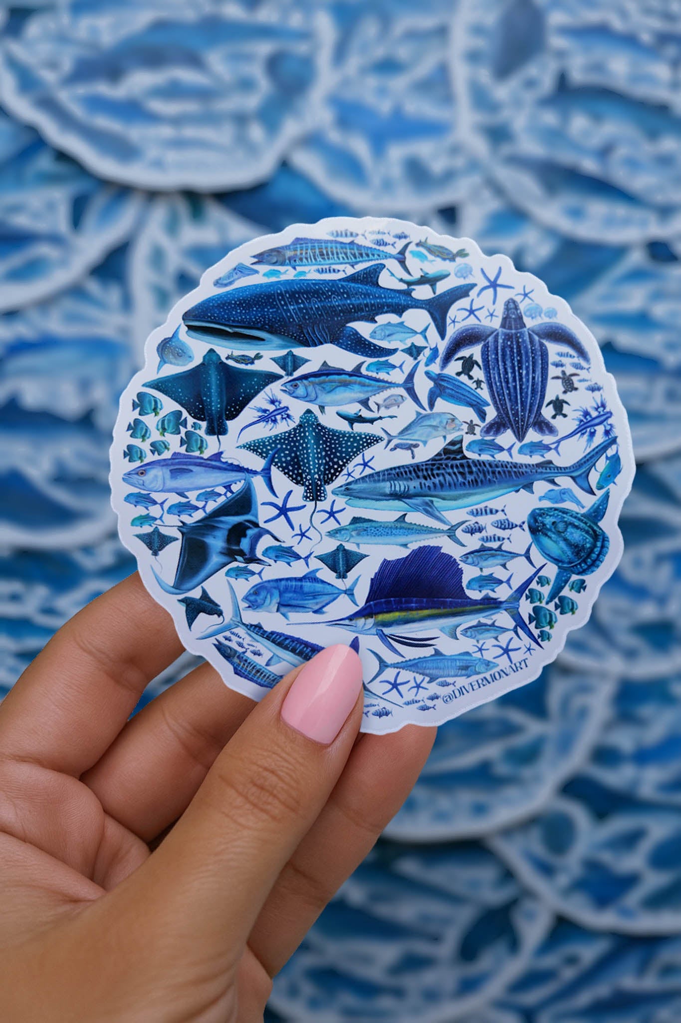 BLUE OCEAN STICKER