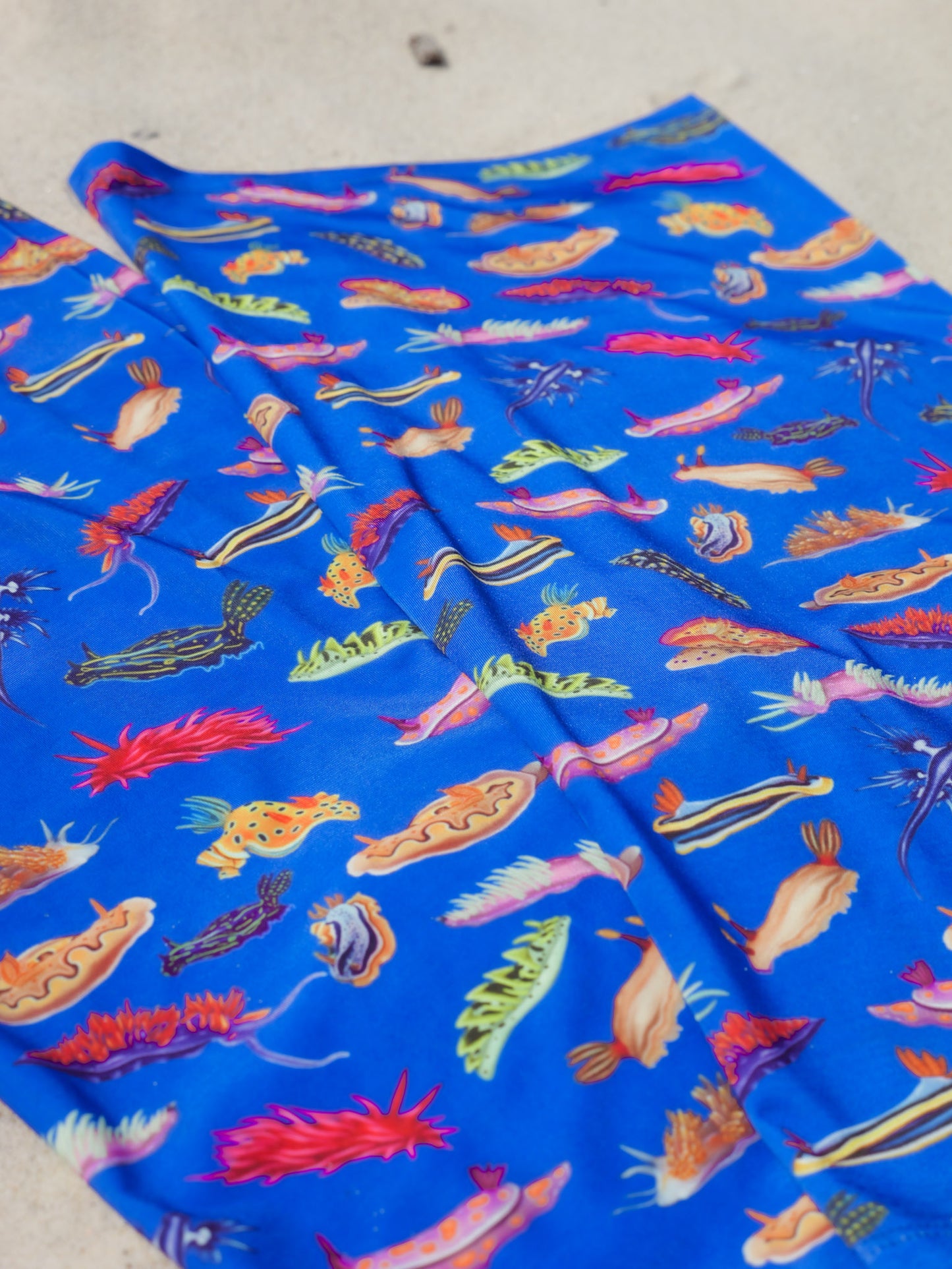 NUDIBRANCH BLUE UV GAITER HEADWEAR