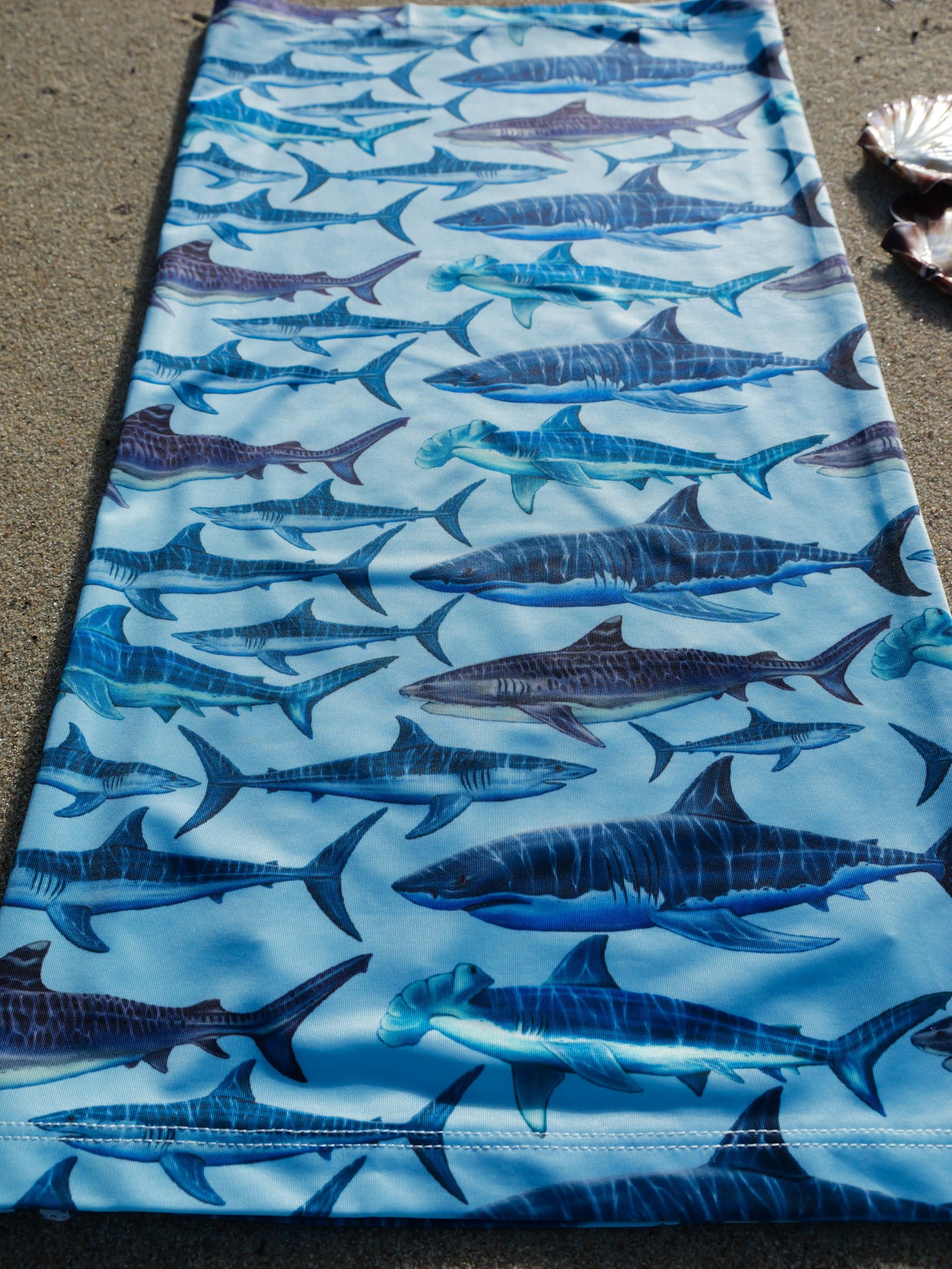 SHARKS BLUE GAITER