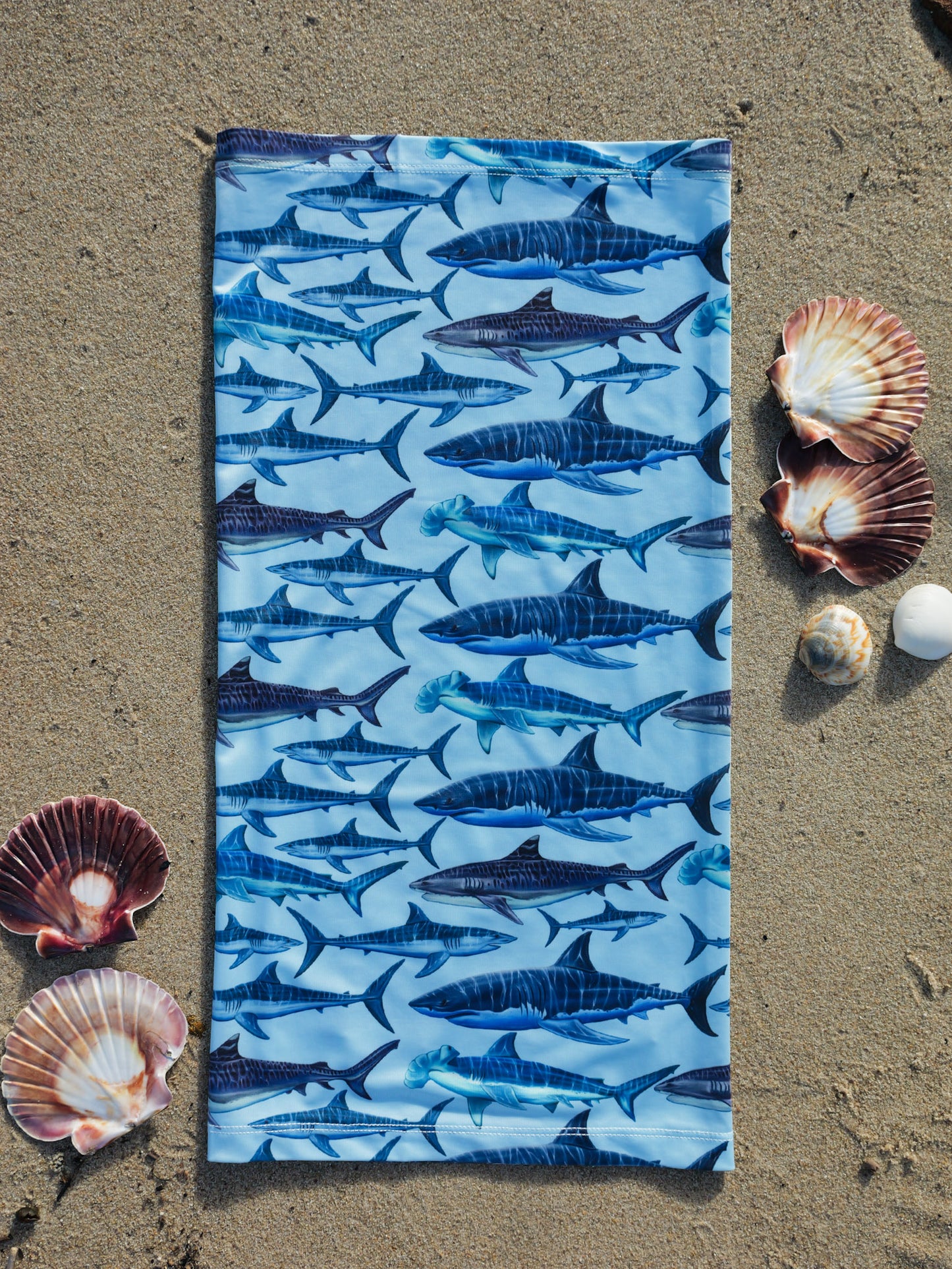 SHARKS BLUE GAITER