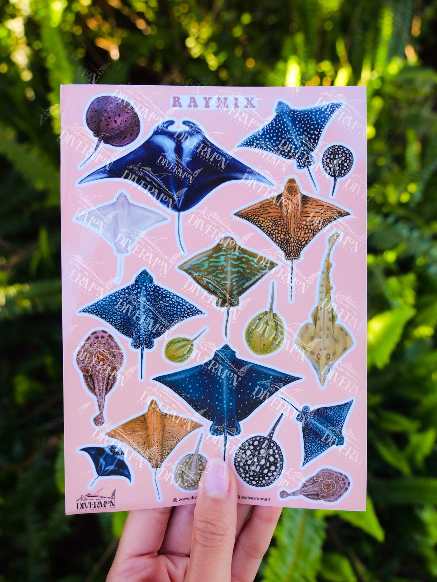RAYMIX sticker sheet