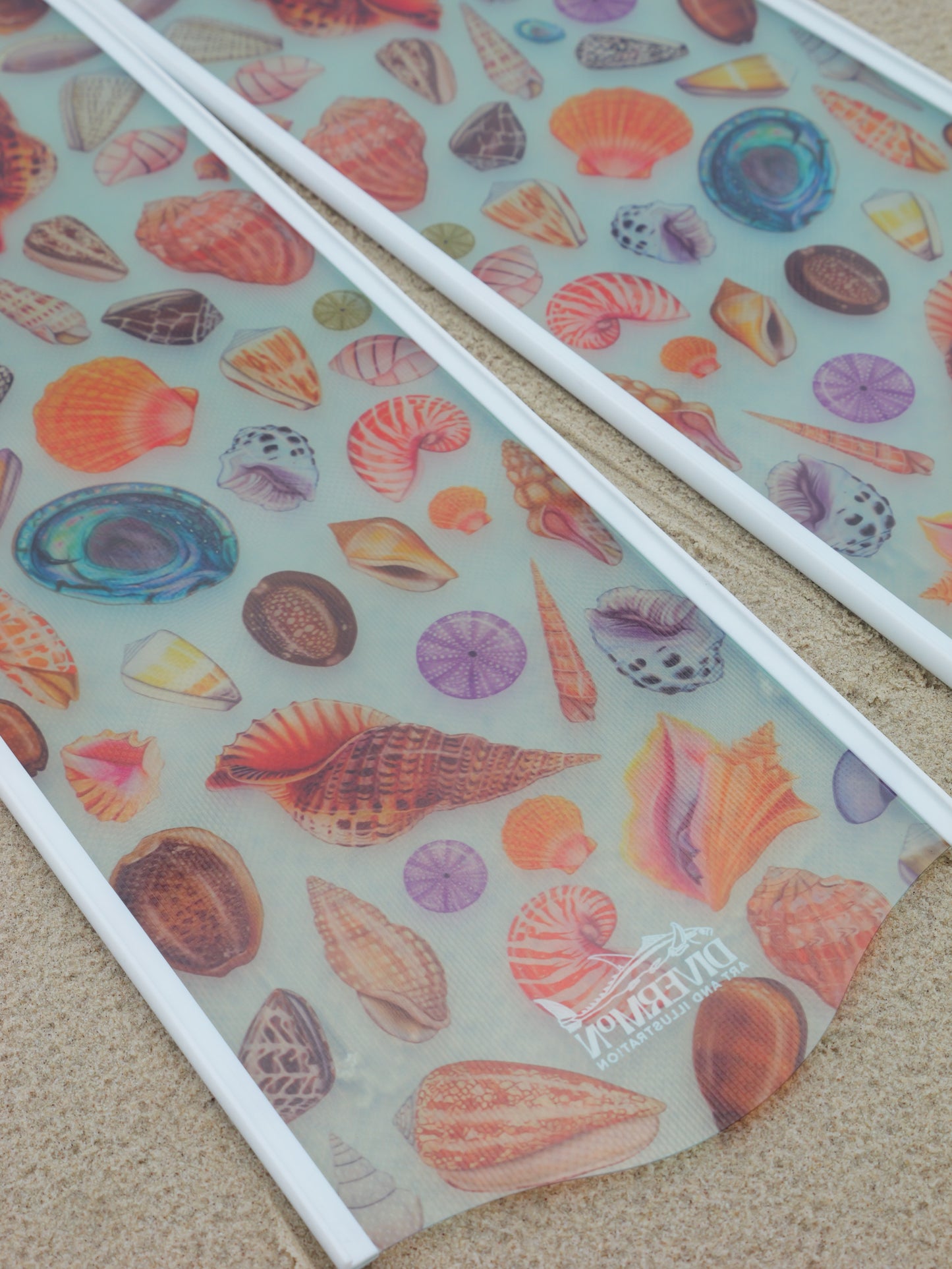 SHELLS WHITE FREEDIVING FINS