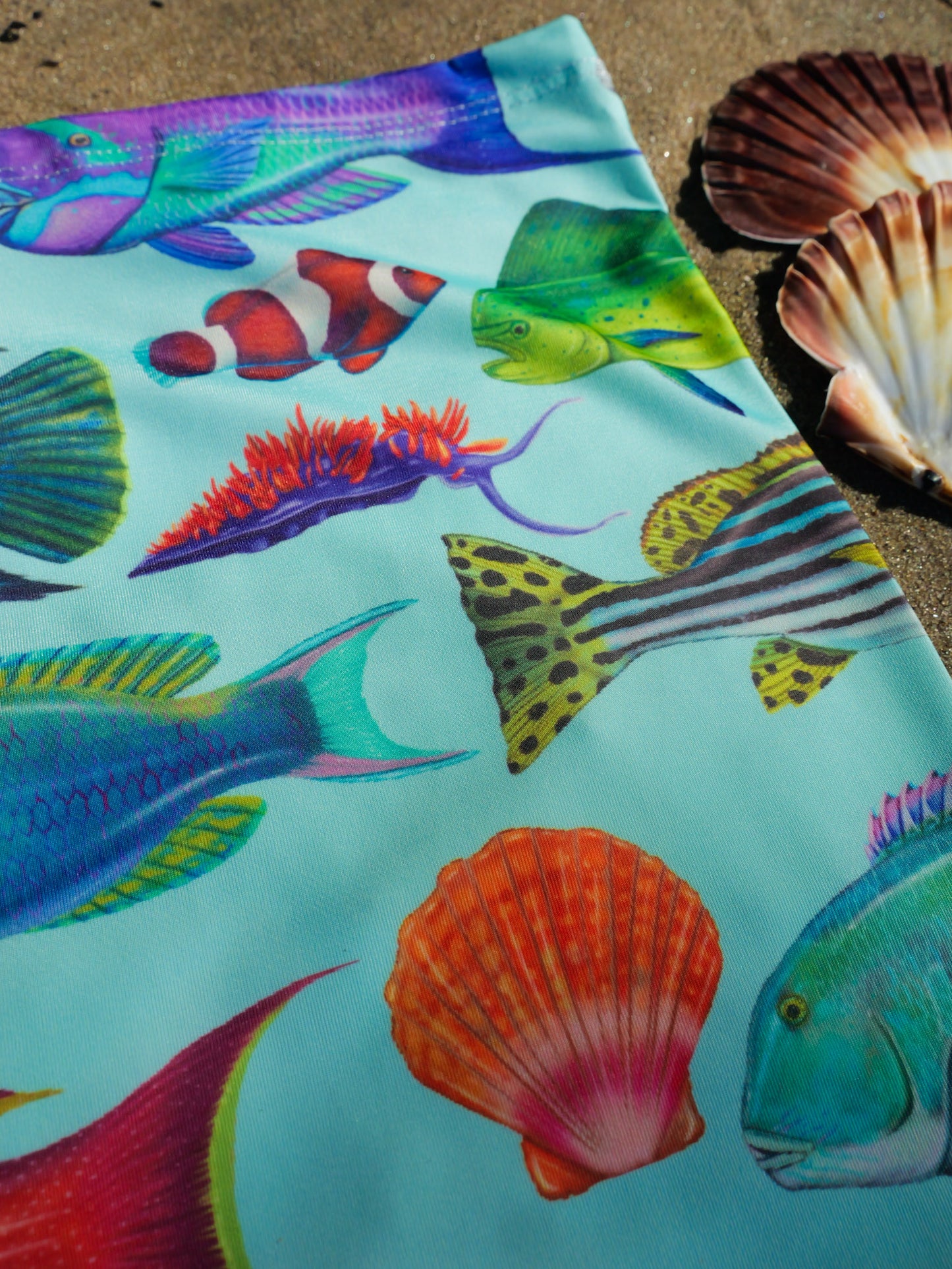 TROPICAL DREAM AQUA UV GAITER HEADWEAR