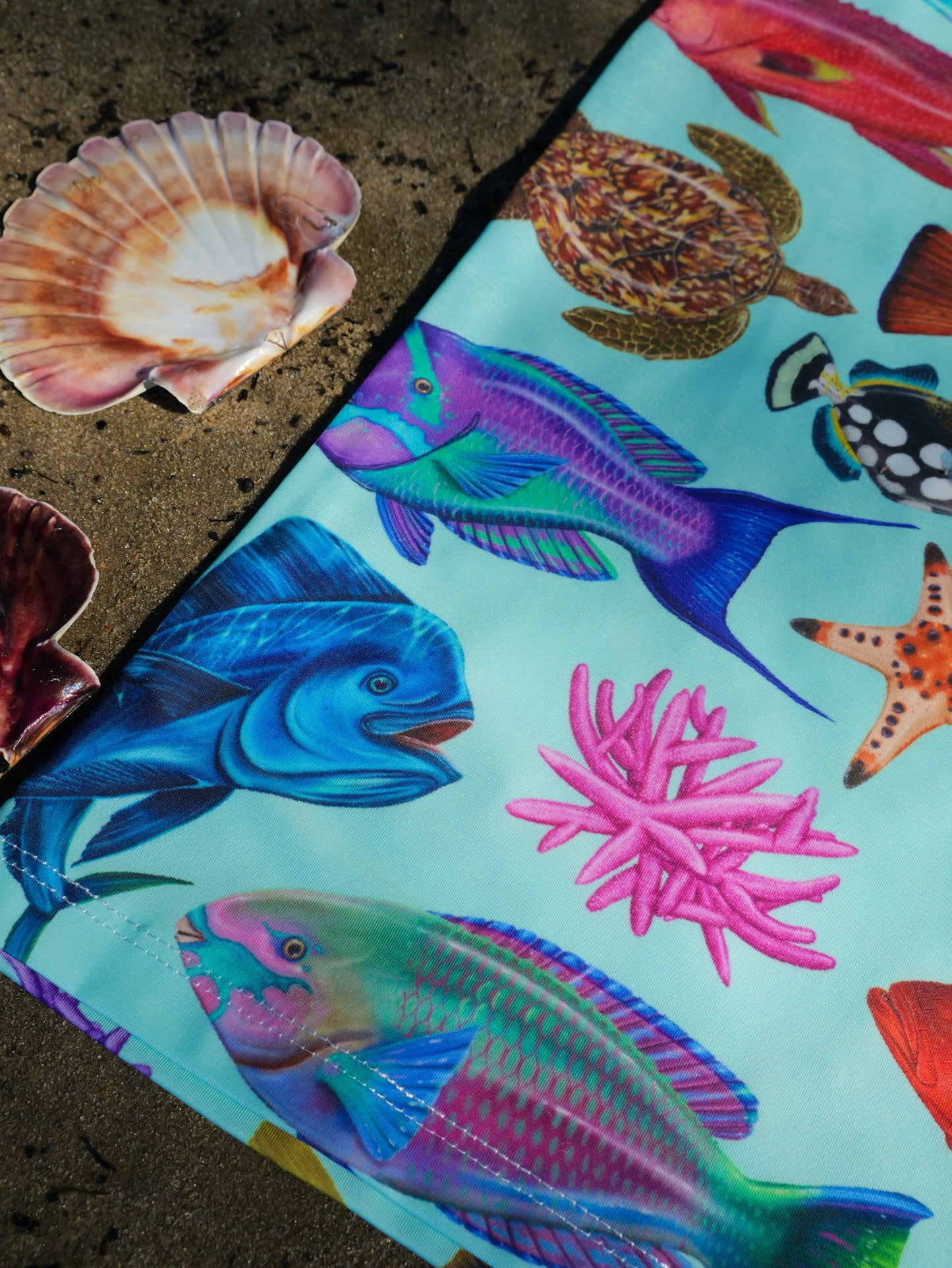 TROPICAL DREAM AQUA UV GAITER HEADWEAR