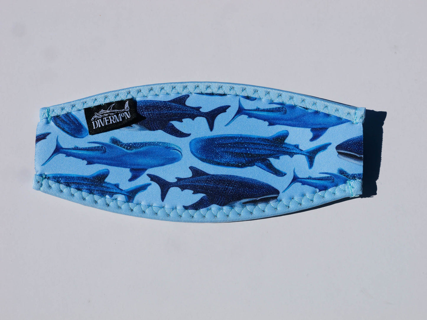 WHALE SHARK BLUE NEOPRENE MASK TAMER