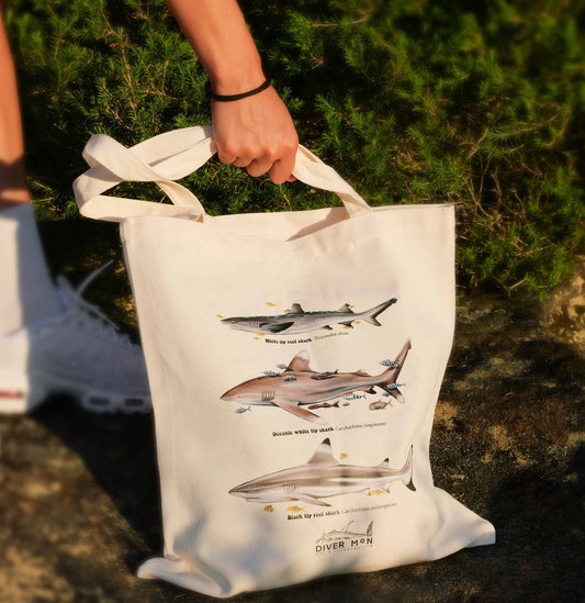 SHARKS TRIO TOTE BAG