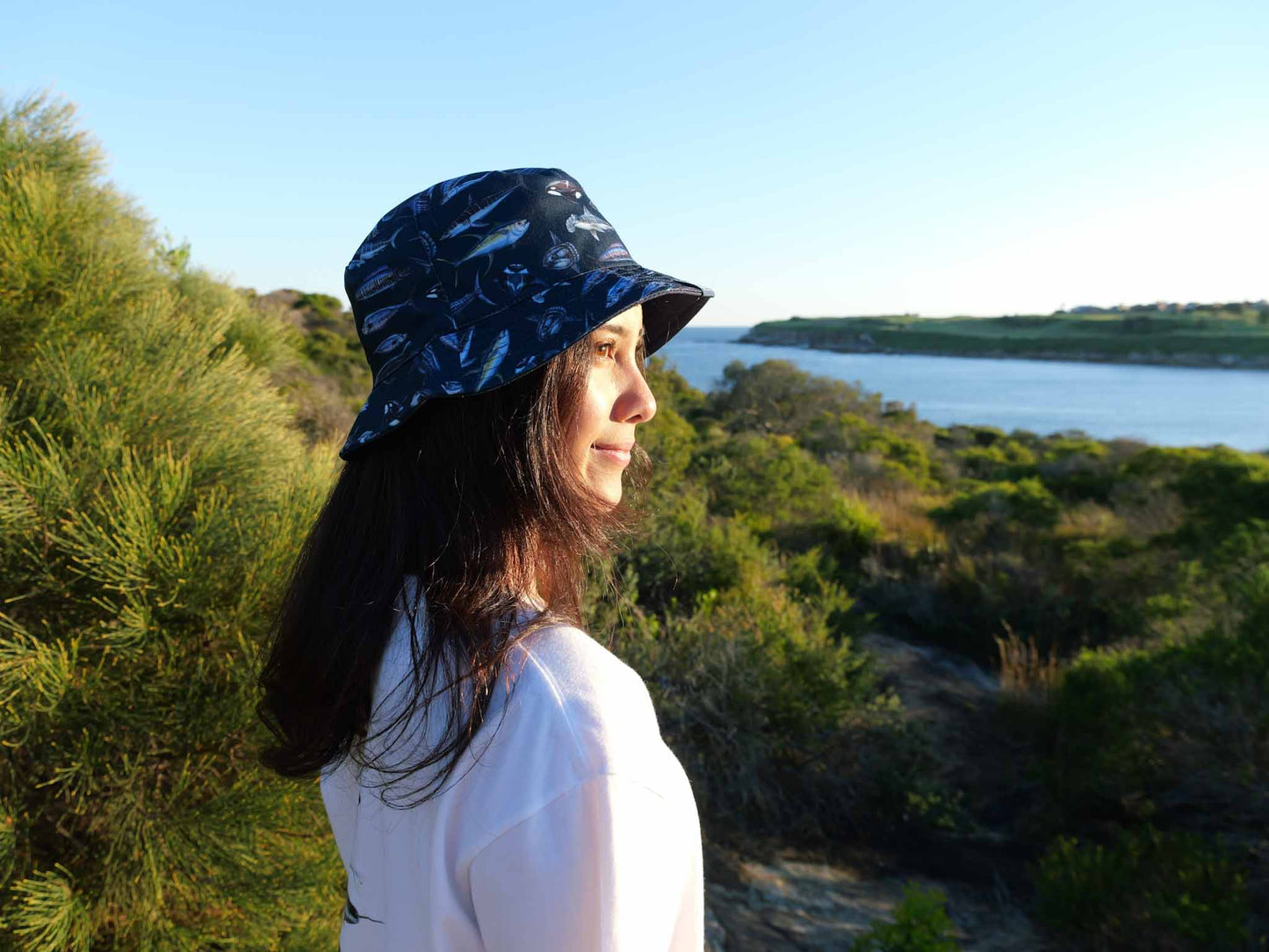 BLUE OCEAN BUCKET HAT