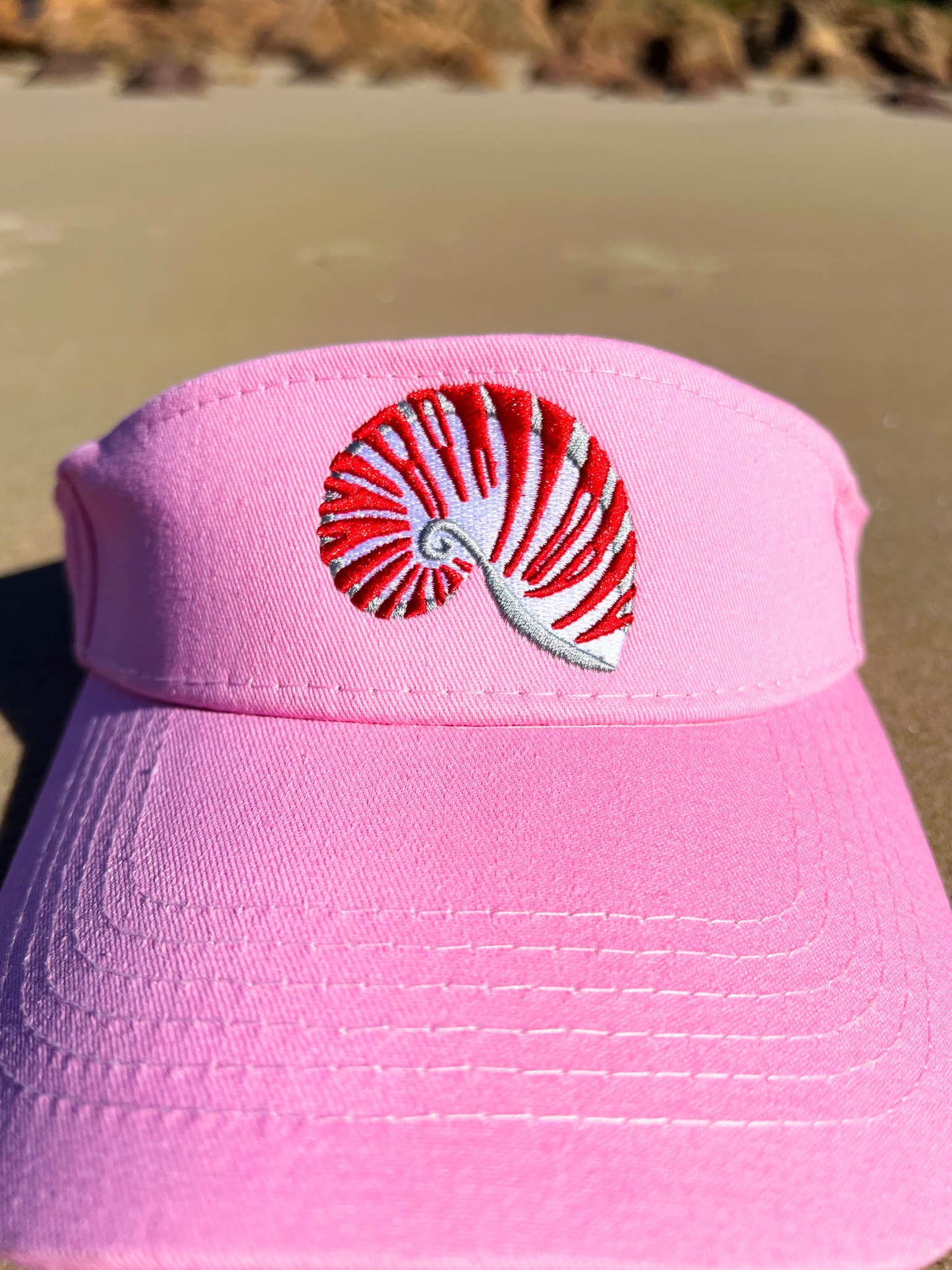 PINK NAUTILUS VISOR HAT