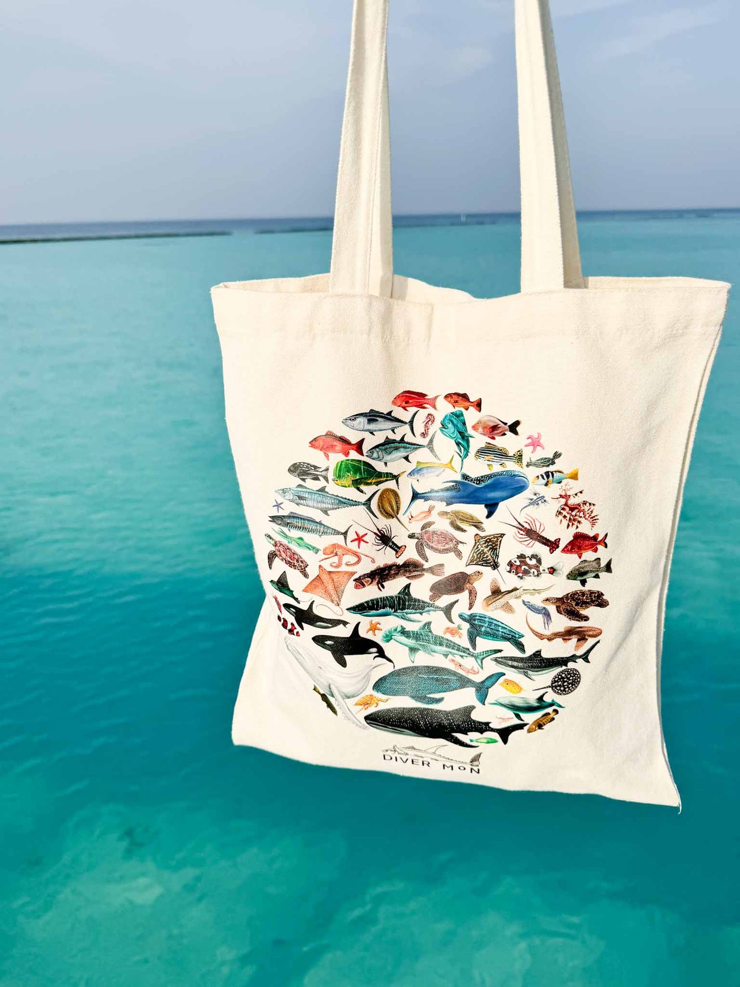 WORLDS OCEAN TOTE BAG