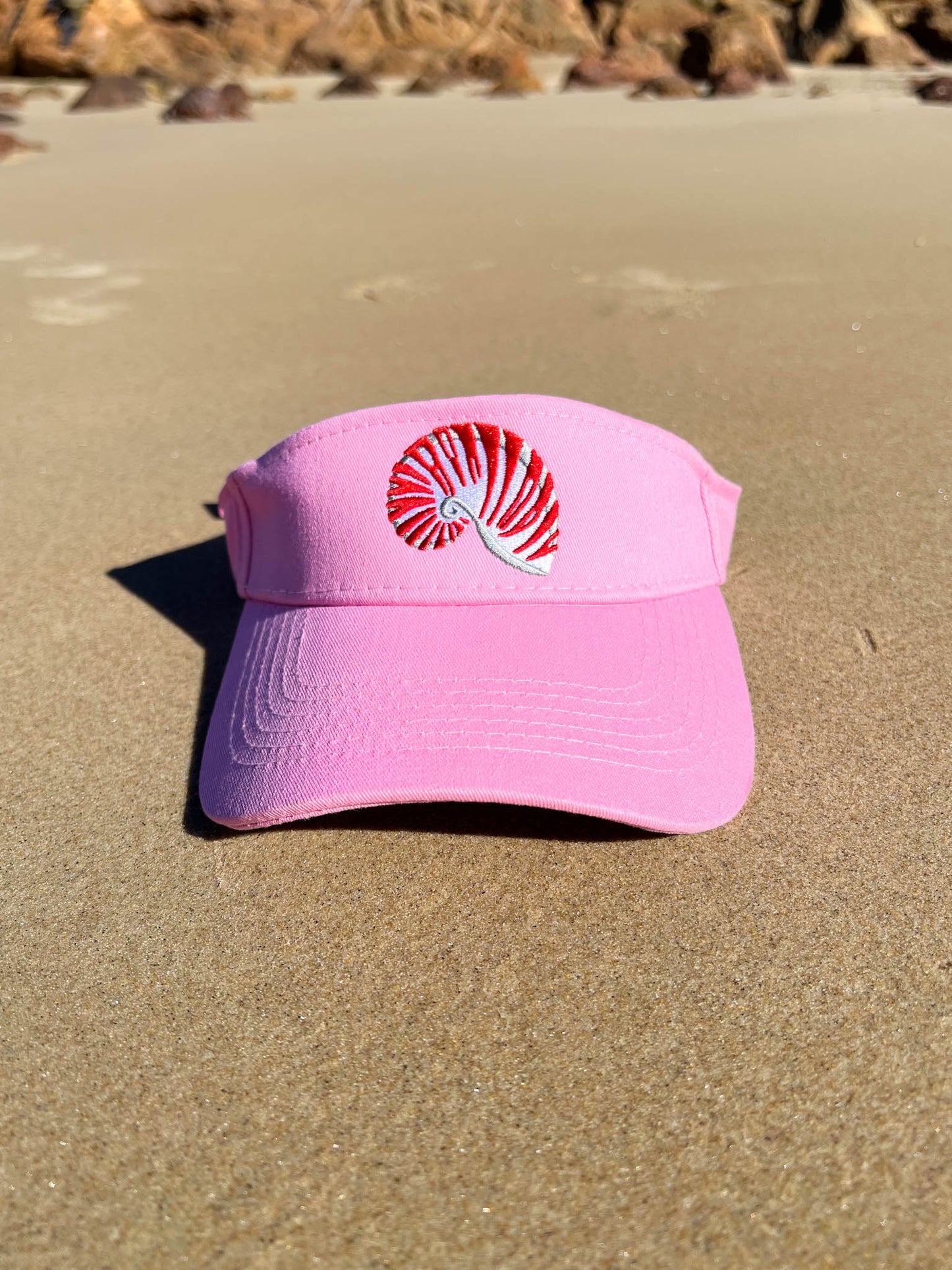 PINK NAUTILUS VISOR HAT