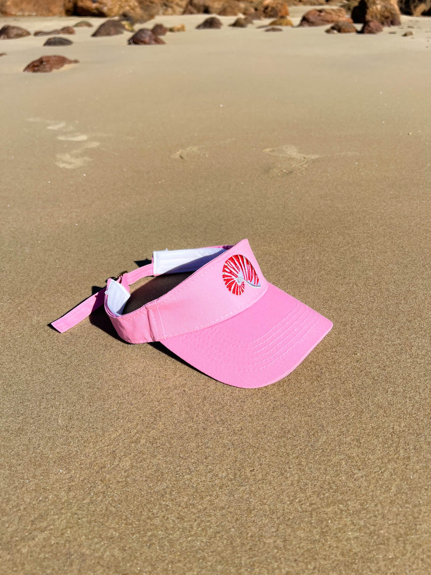 PINK NAUTILUS VISOR HAT