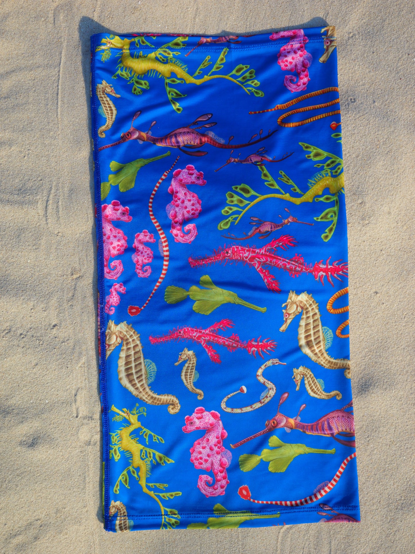 SEAHORSE DARK BLUE UV GAITER HEADWEAR