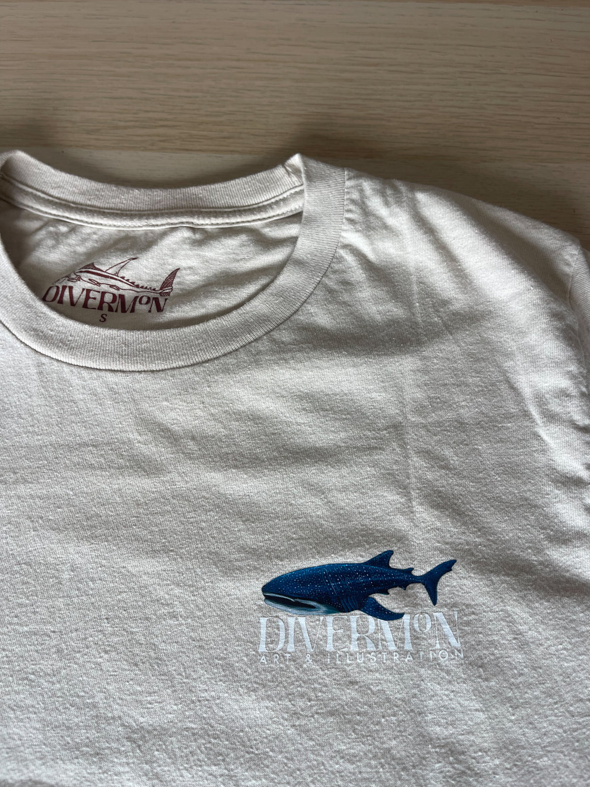 DISCOUNTED megafauna tan unisex t-shirt S