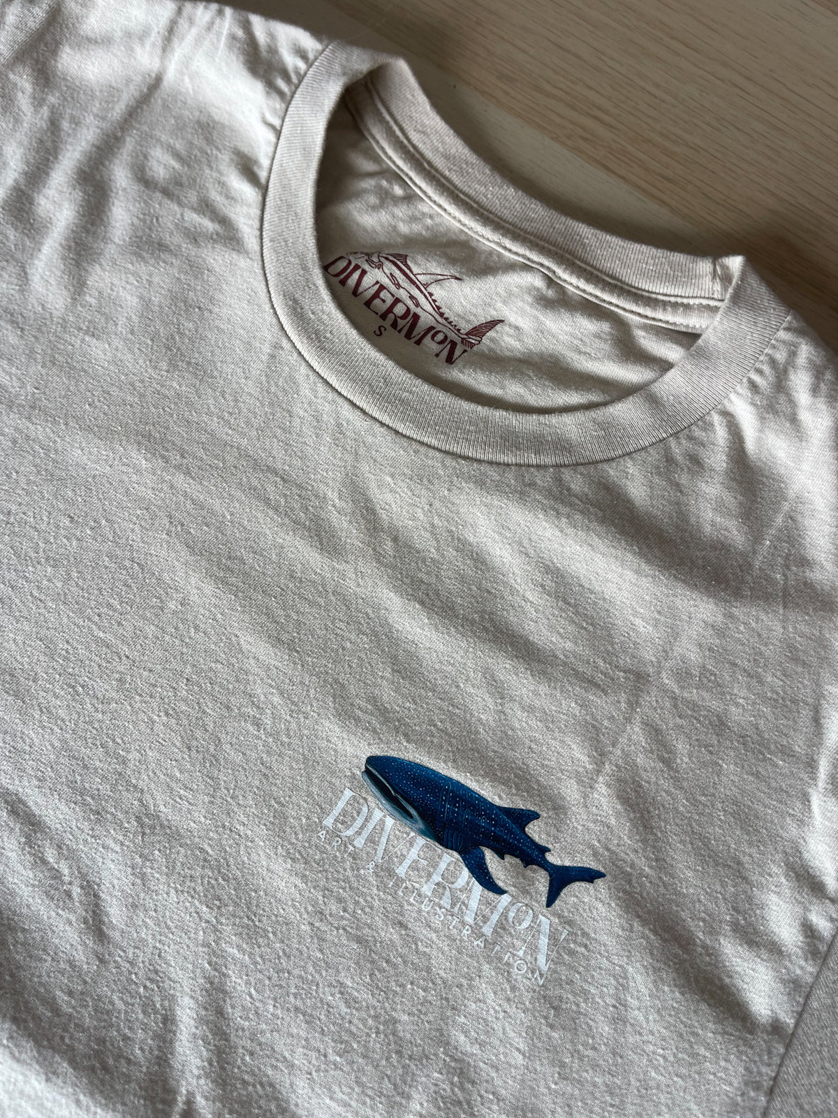 DISCOUNTED megafauna tan unisex t-shirt S