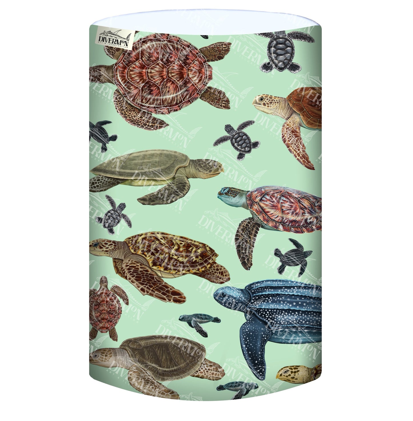 BIG TURTLES GREEN UV GAITER HEADWEAR