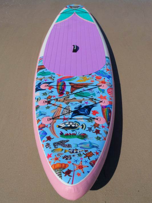 Rainbow Inflatable Stand Up Paddle Board — SUP BOARD