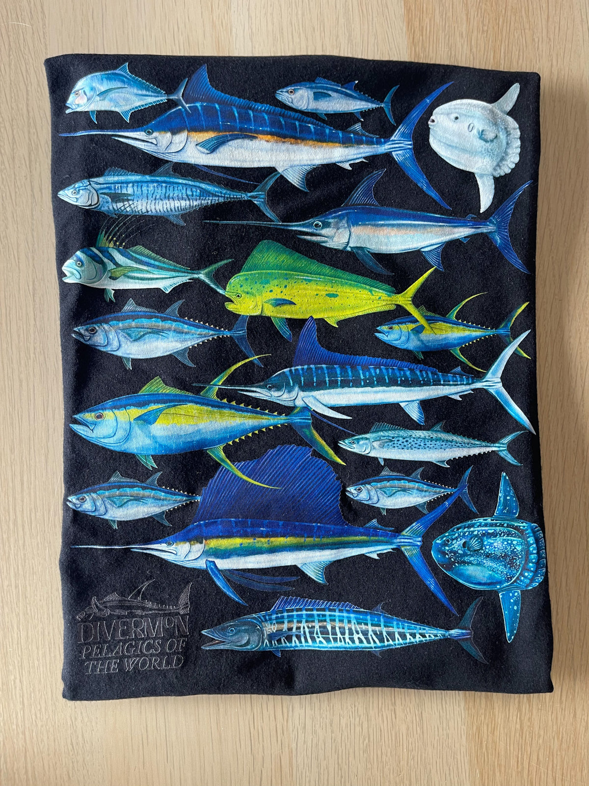 DISCOUNTED pelagic black unisex t-shirt S
