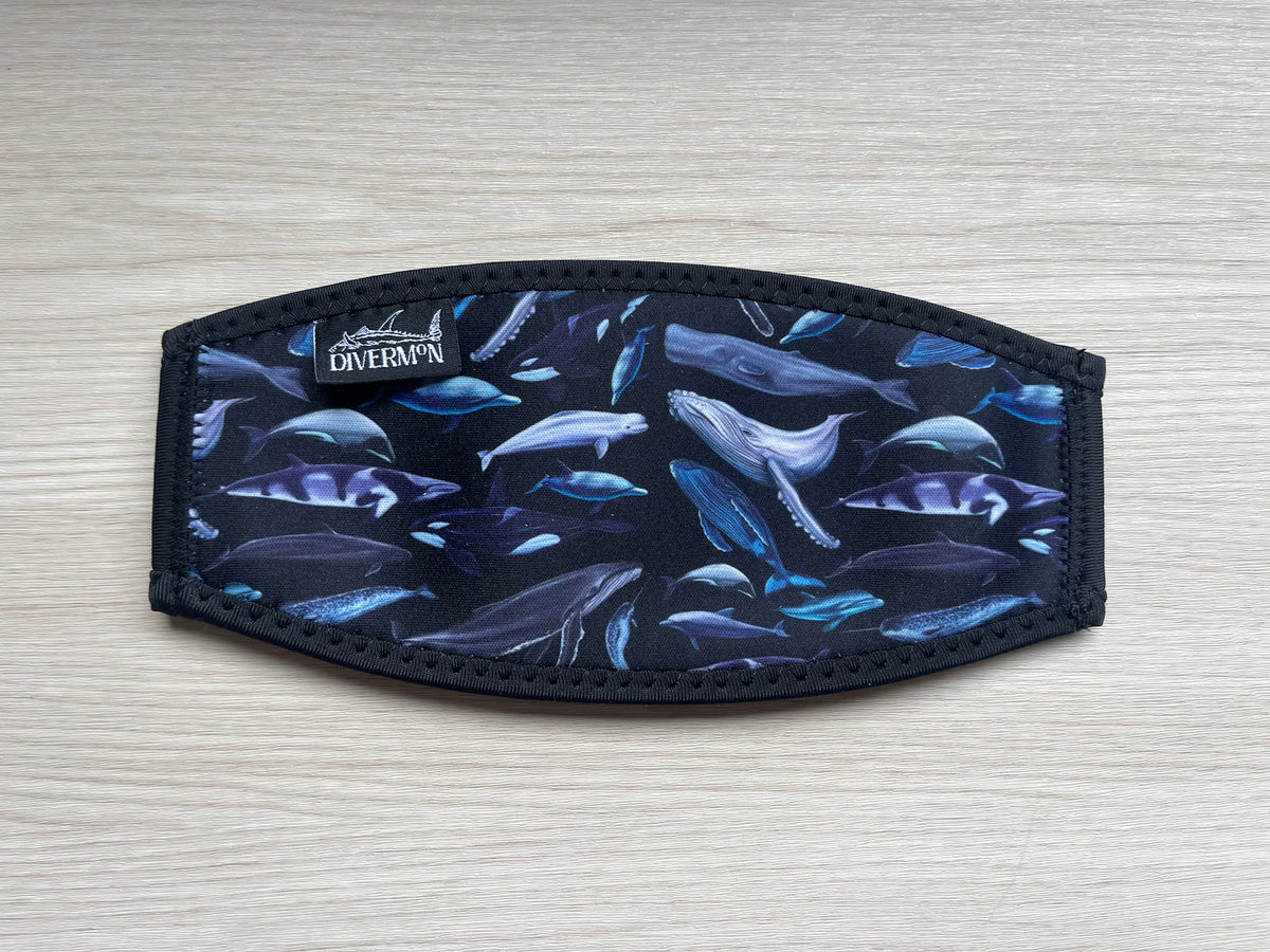 DISCOUNTED (FAULTY) BLACK CETACEAN NEOPRENE MASK TAMER