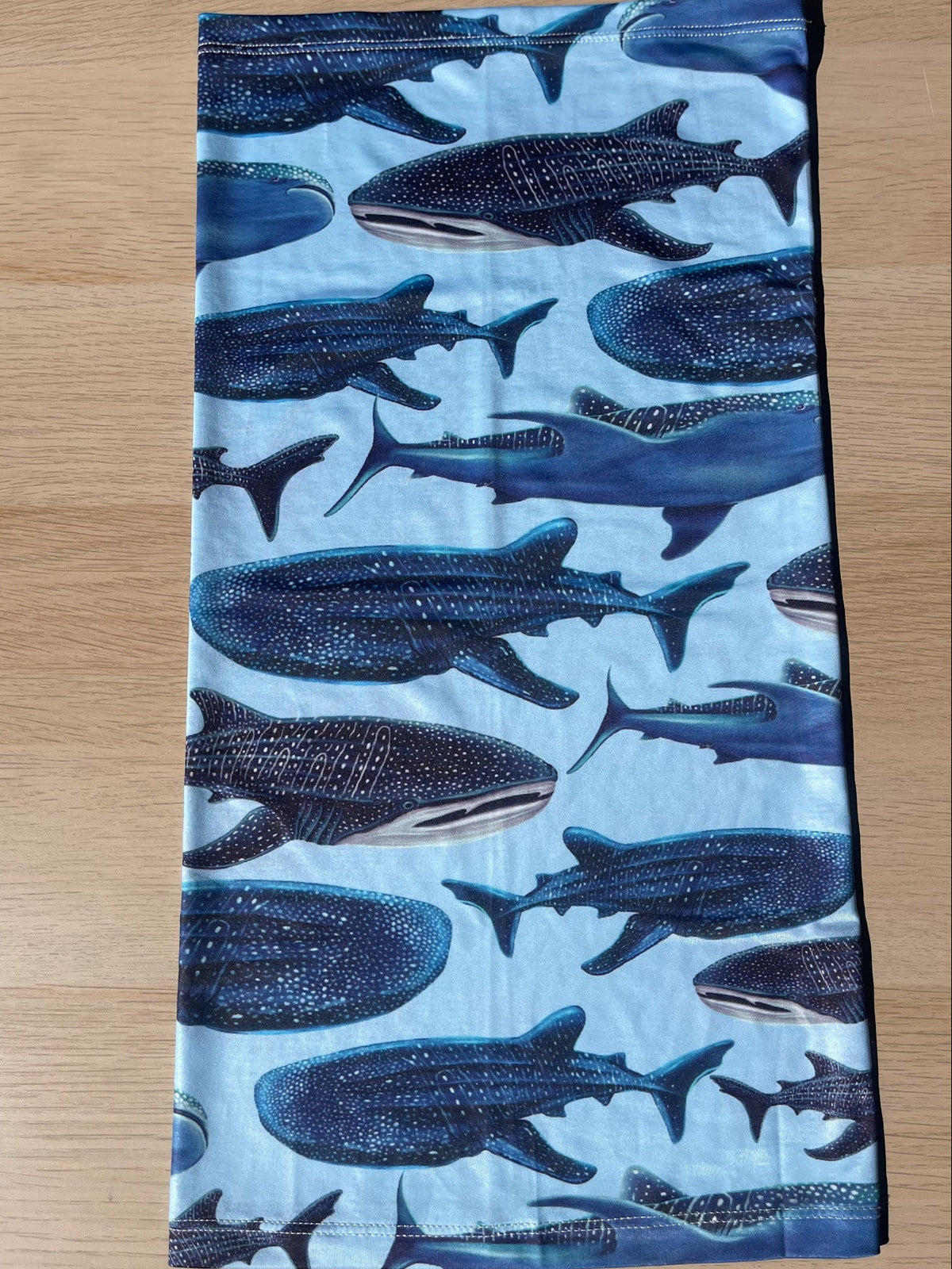 DISCOUNTED (OLD SIZE) WHALE SHARK BLUE UV GAITER HEADWEAR