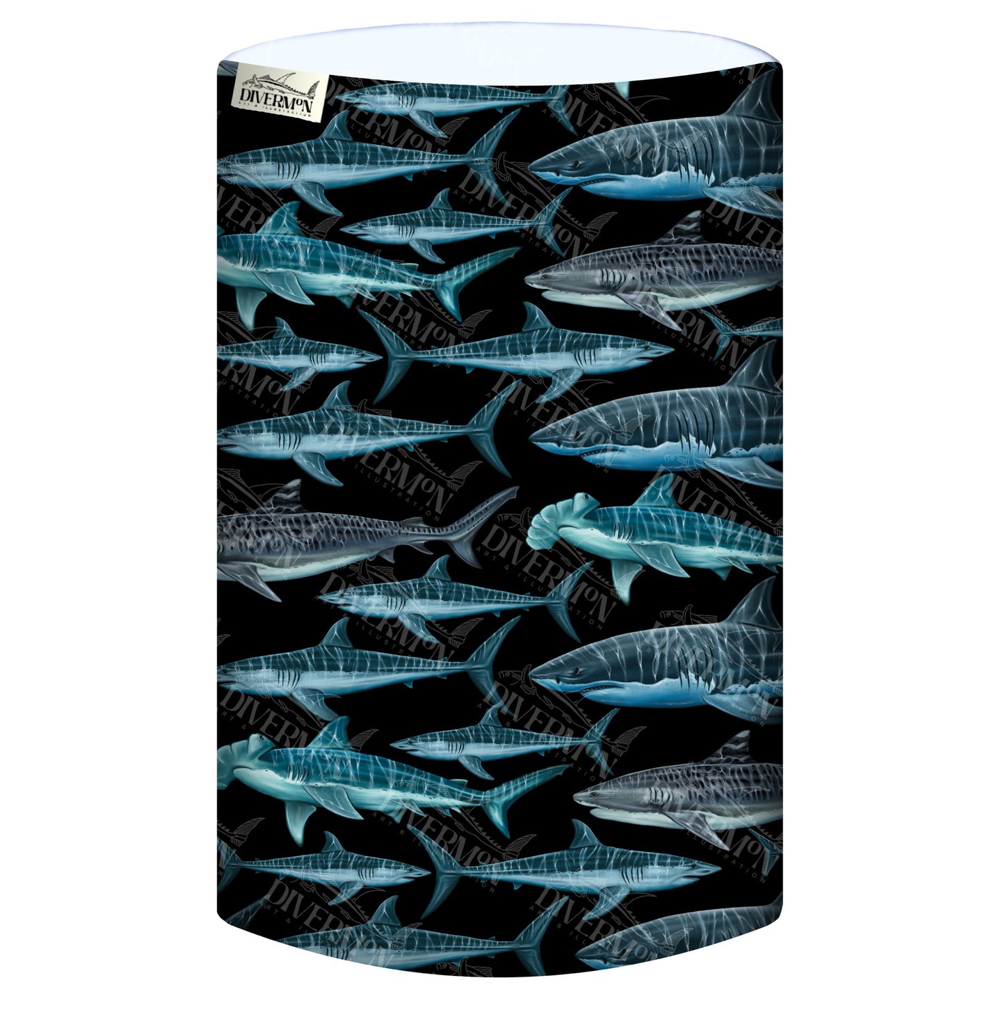 SHARKS BLACK UV GAITER HEADWEAR