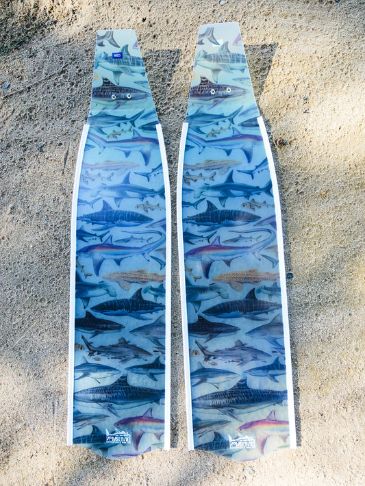 THRESHER WHITE FREEDIVING FINS