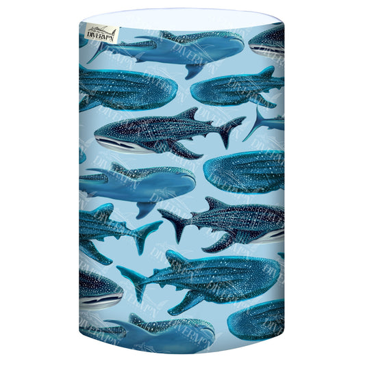 WHALE SHARK BLUE UV GAITER HEADWEAR