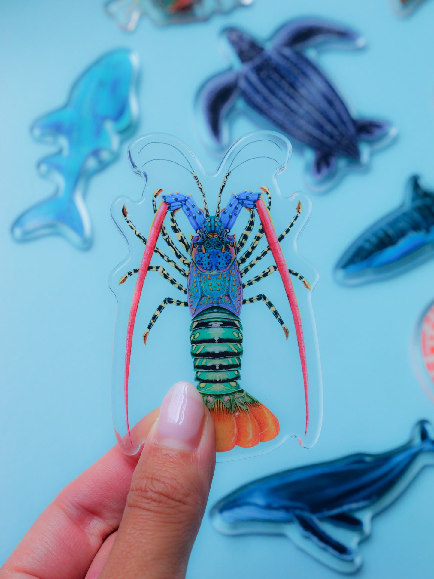 ORNATE LOBSTER FRIDGE MAGNET