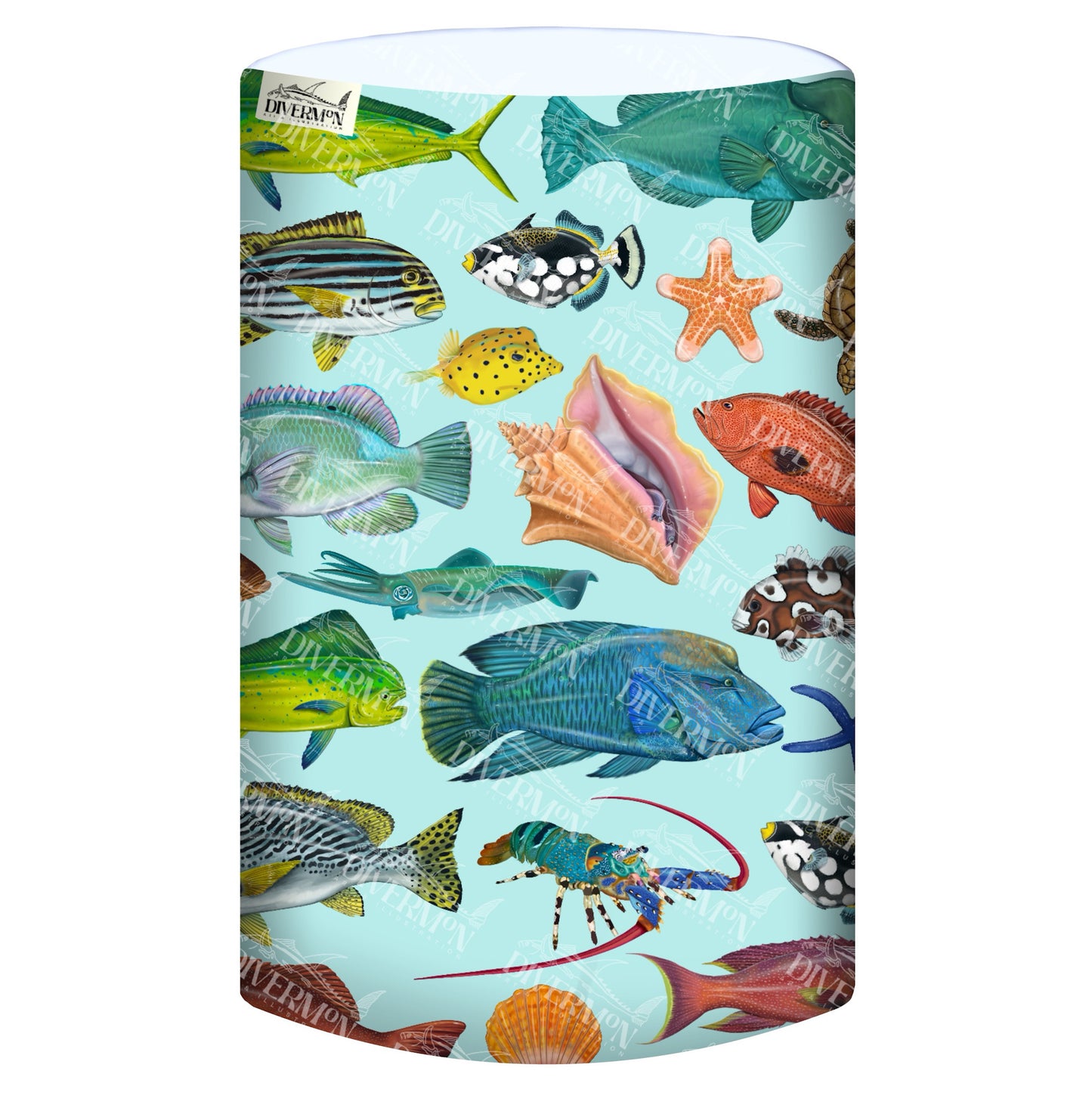 Tropical dream aqua UV gaiter headwear