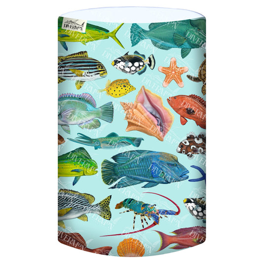 TROPICAL DREAM AQUA UV GAITER HEADWEAR