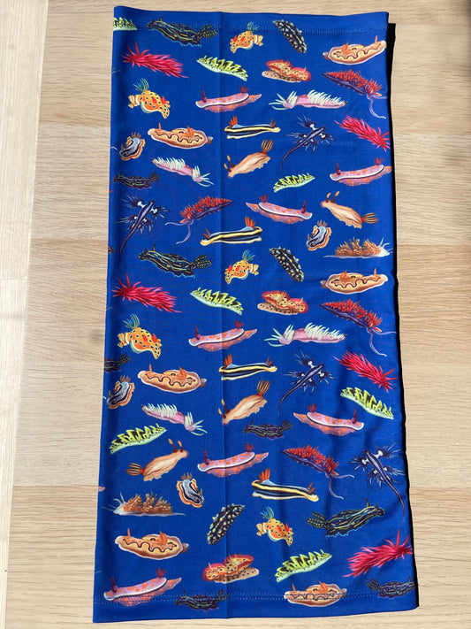 DISCOUNTED (USED) NUDIBRANCH DARK BLUE UV GAITER HEADWEAR