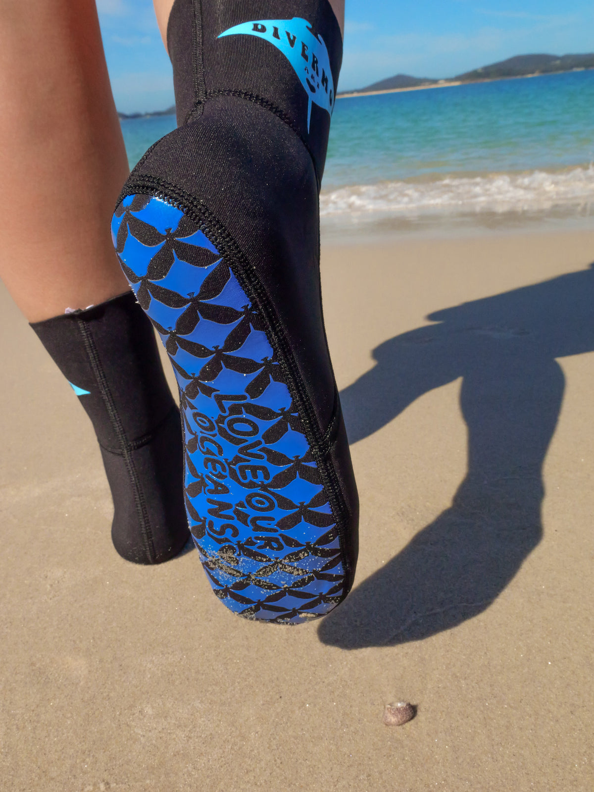 Black dive socks 2mm