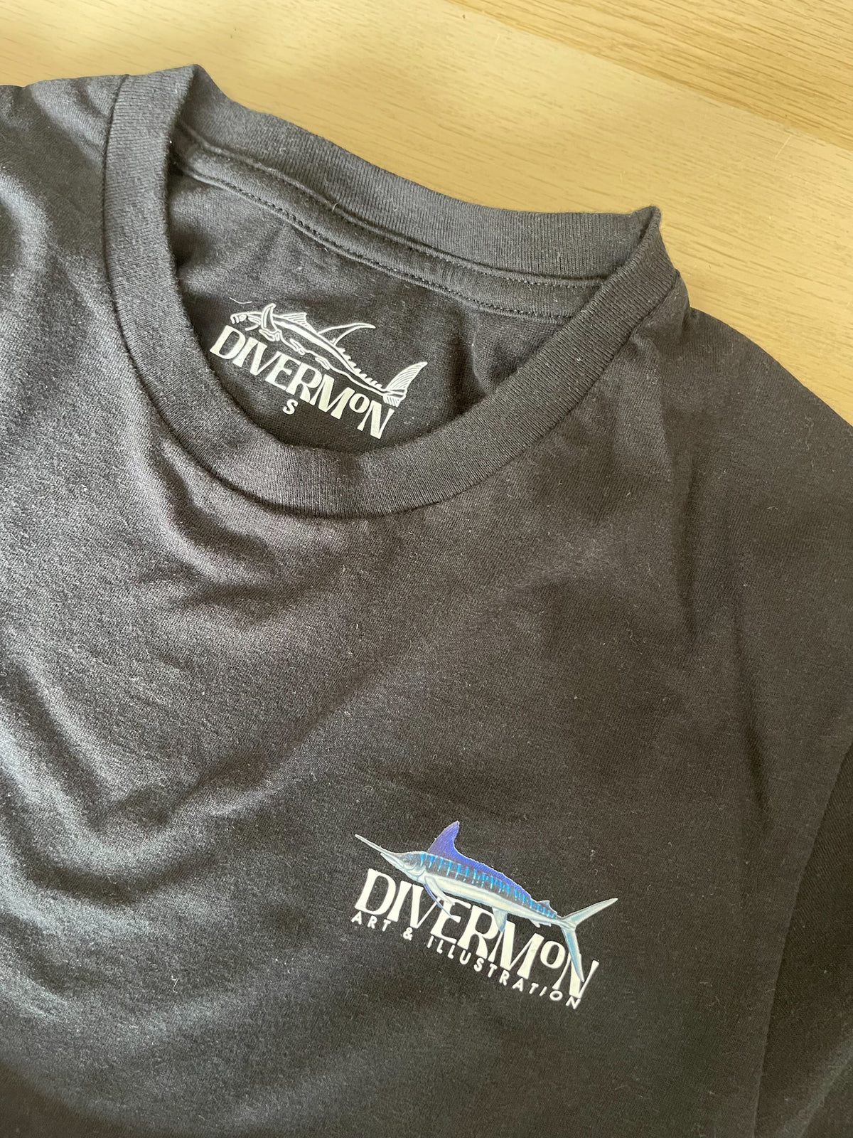 DISCOUNTED pelagic black unisex t-shirt S