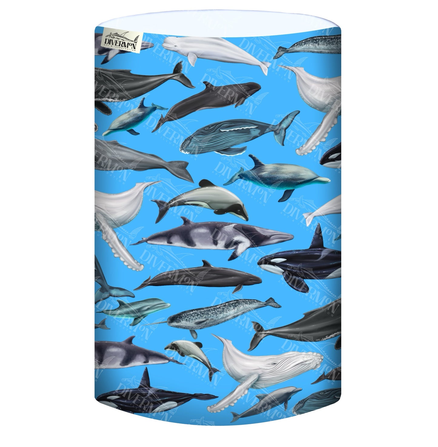 CETACEANS BLUE UV GAITER HEADWEAR