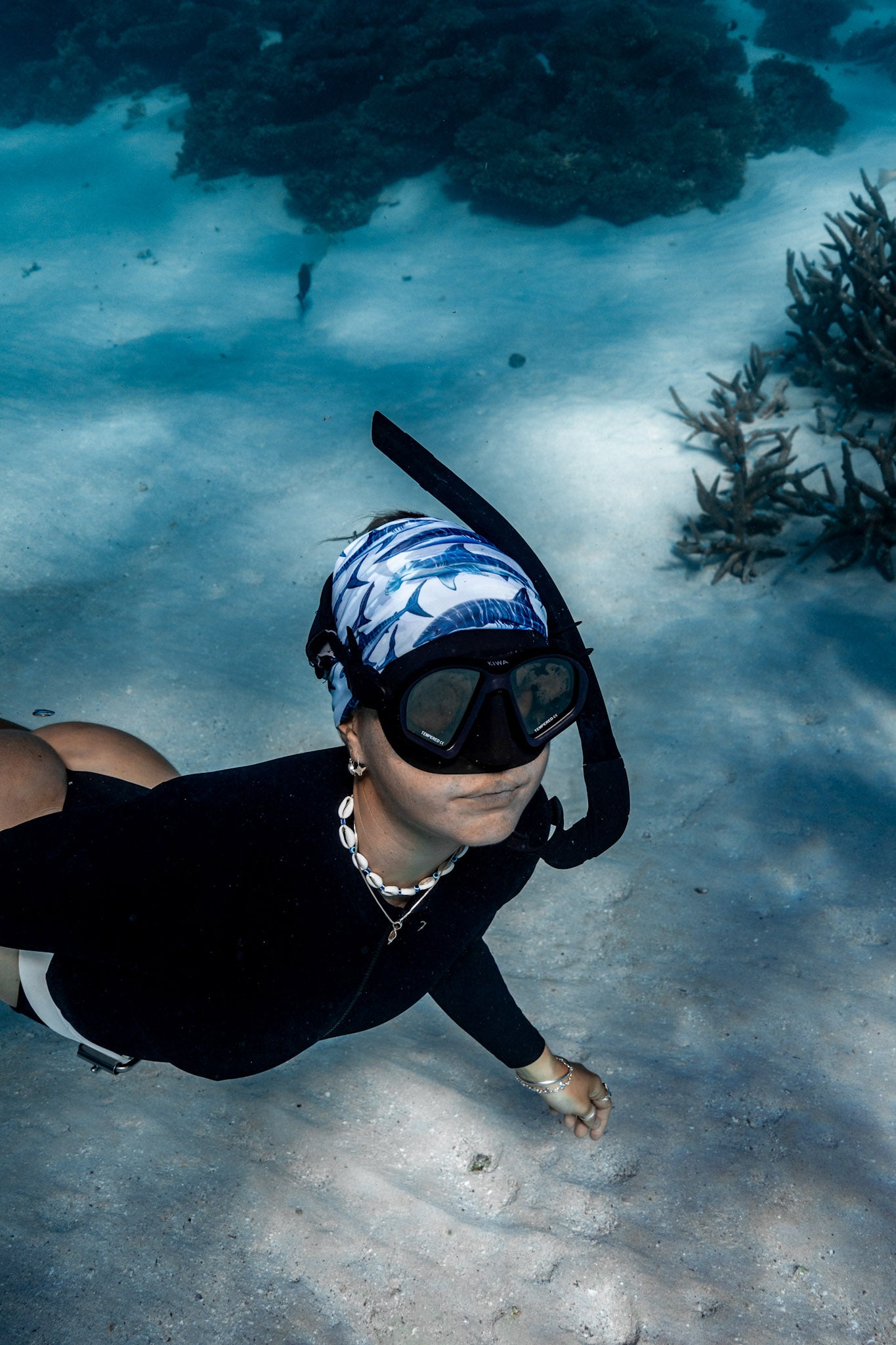 SHARKS BLUE UV GAITER HEADWEAR