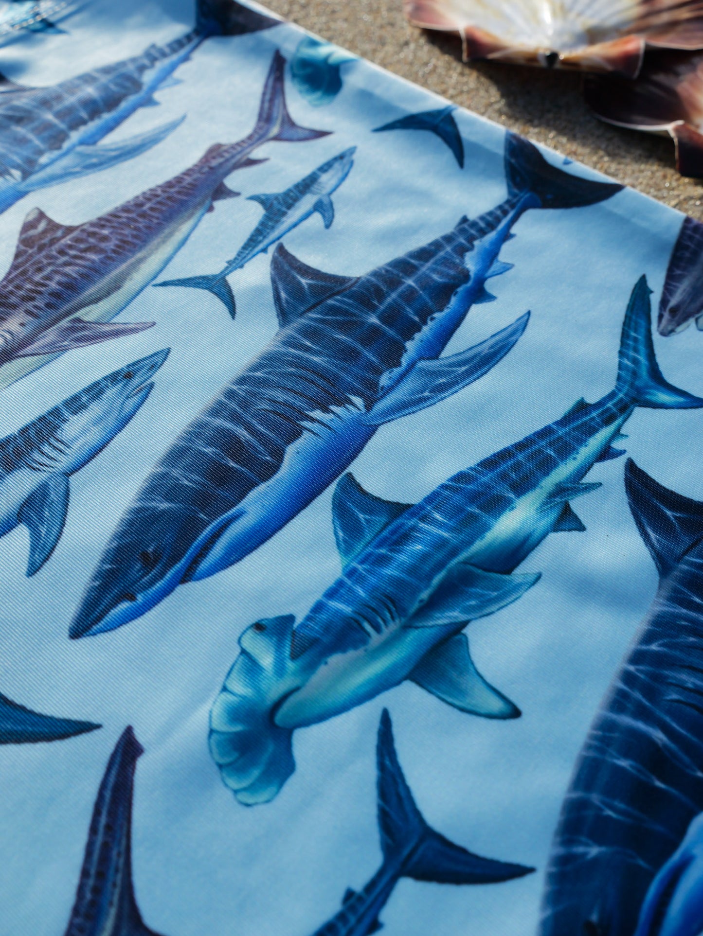 SHARKS BLUE GAITER
