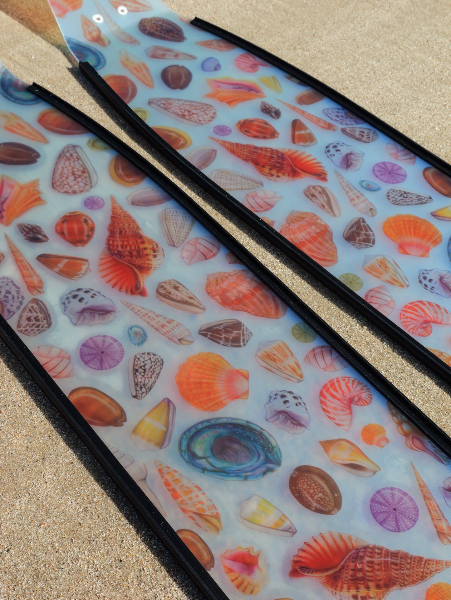 SHELLS BLACK FREEDIVING FINS
