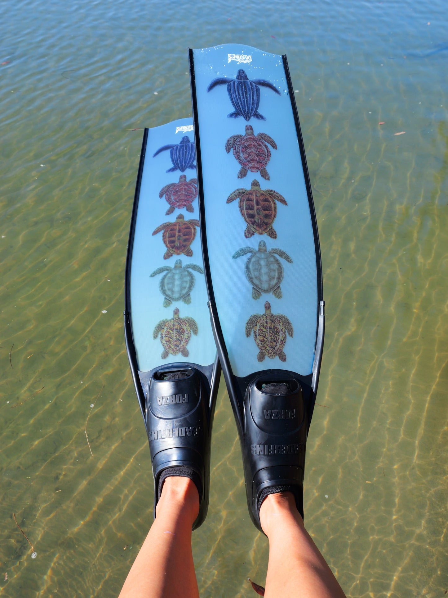 TURTLE BLACK FREEDIVING FINS