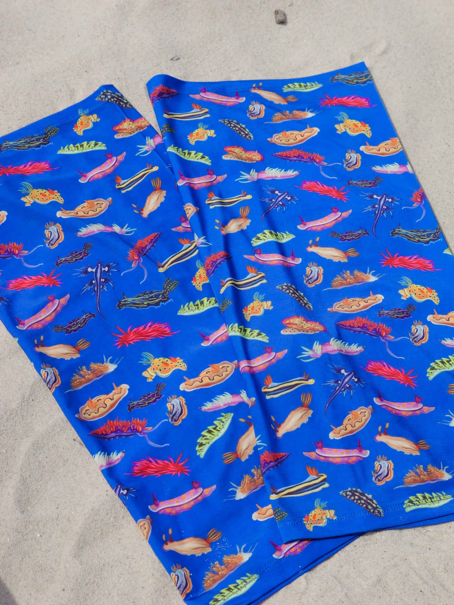 NUDIBRANCH BLUE UV GAITER HEADWEAR