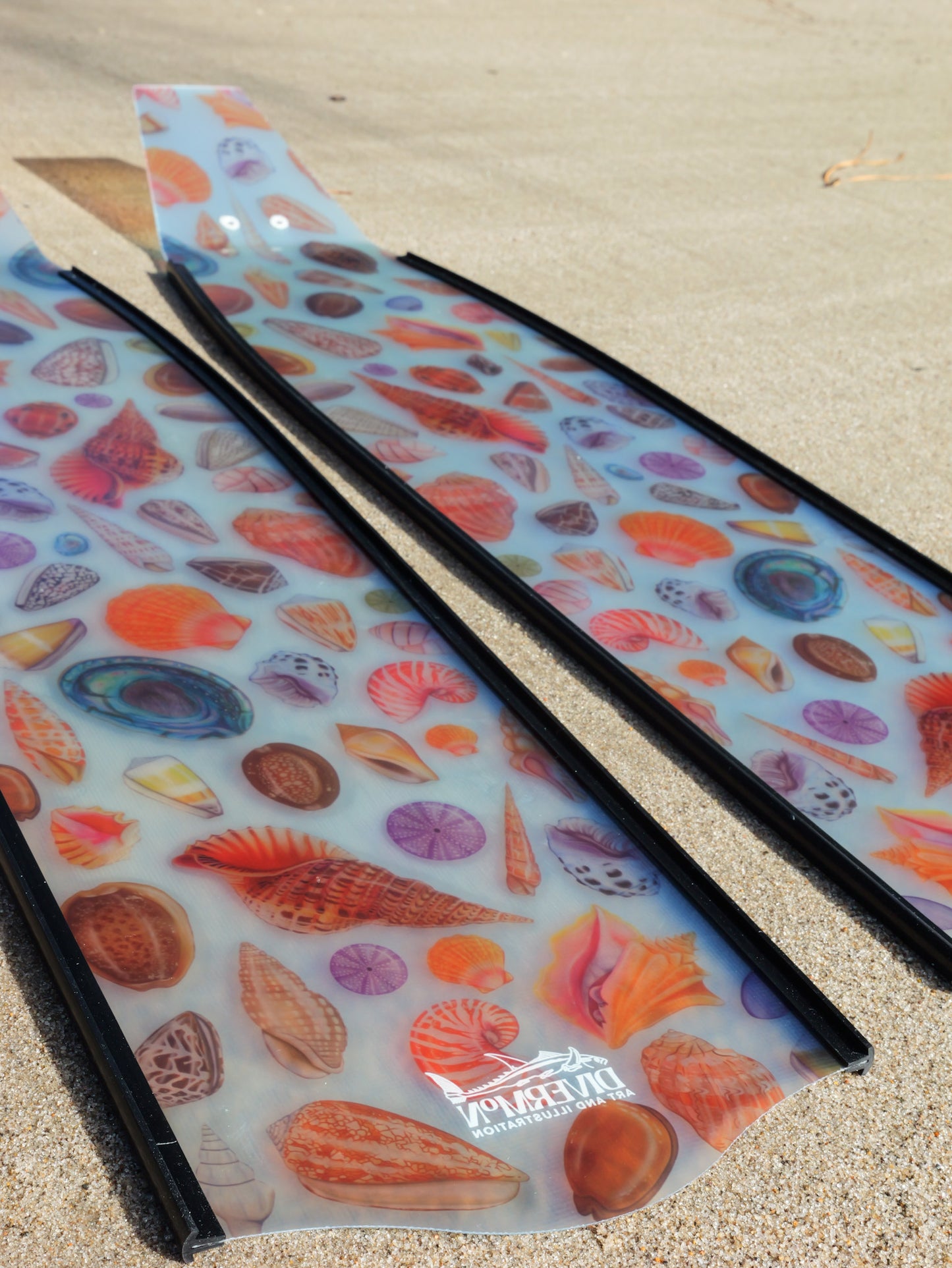 SHELLS BLACK FREEDIVING FINS