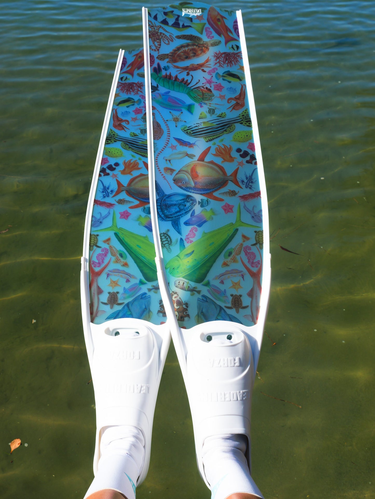 TROPICAL DREAM WHITE FREEDIVING FINS