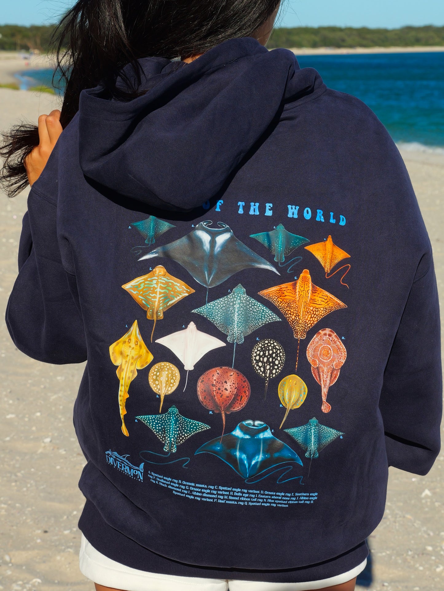 RAYMIX NAVY HOODIE UNISEX