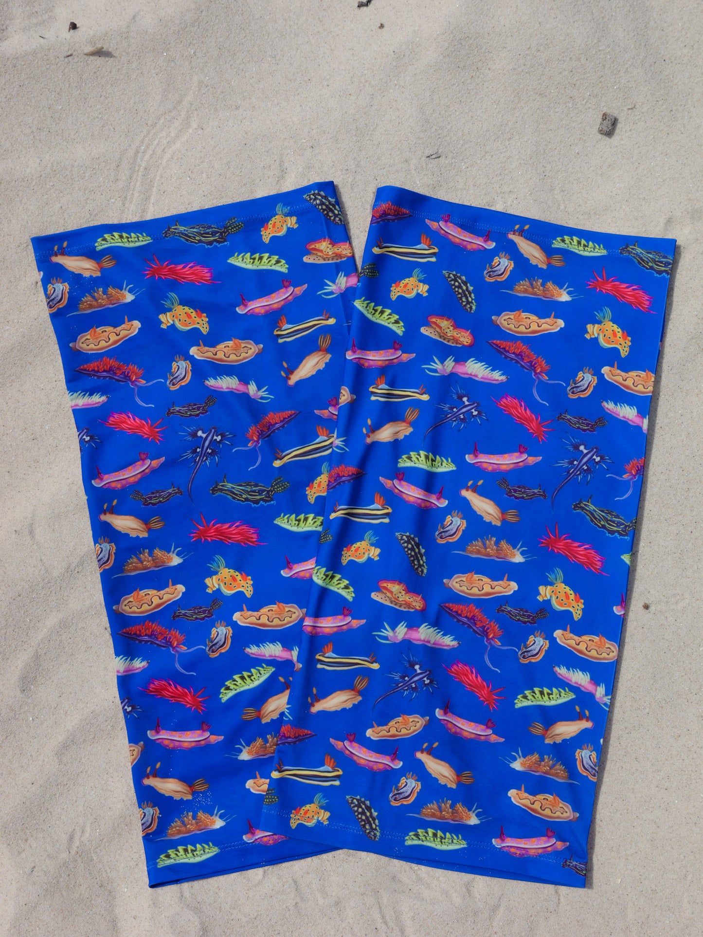 NUDIBRANCH BLUE UV GAITER HEADWEAR