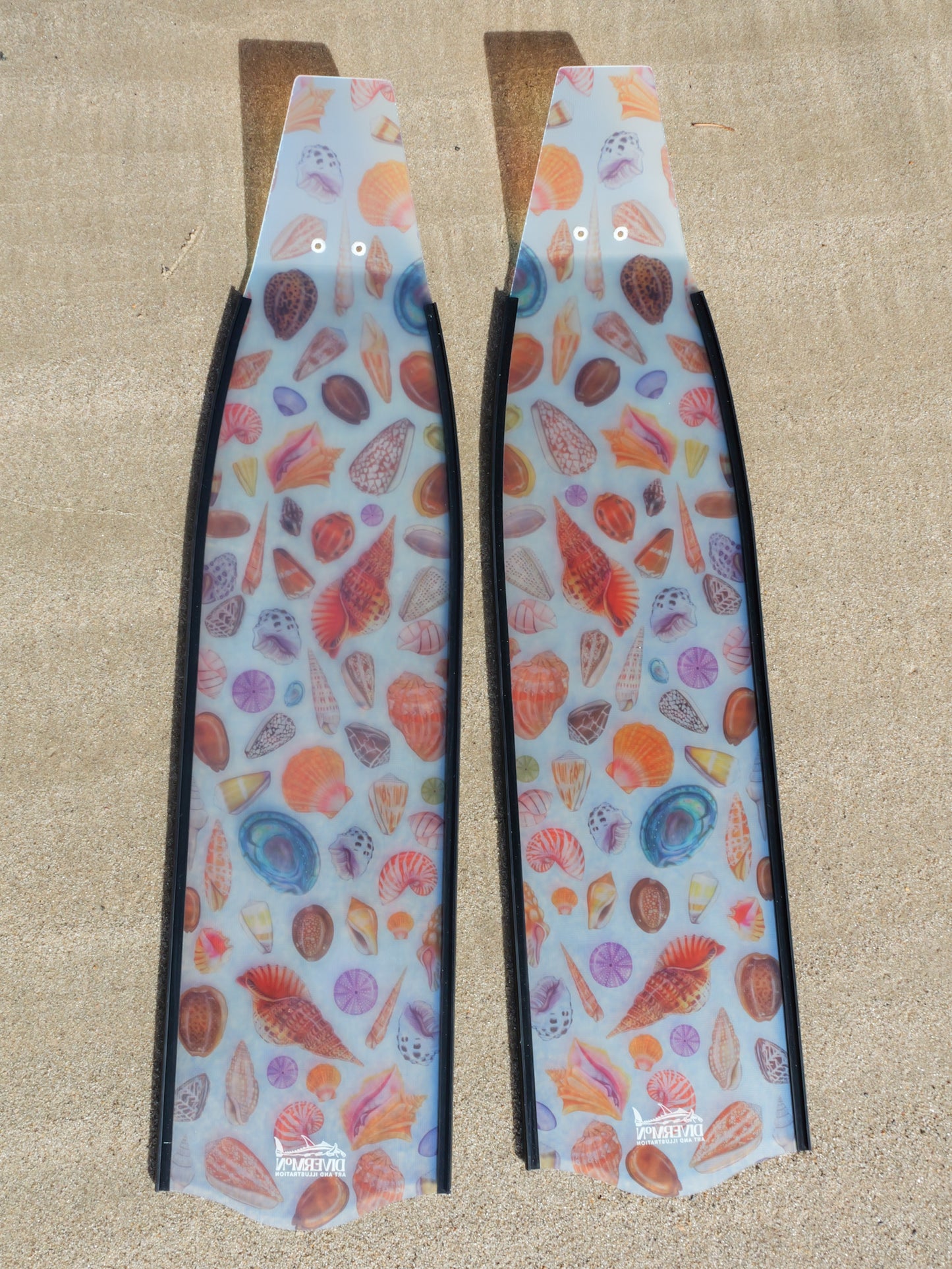 SHELLS BLACK FREEDIVING FINS