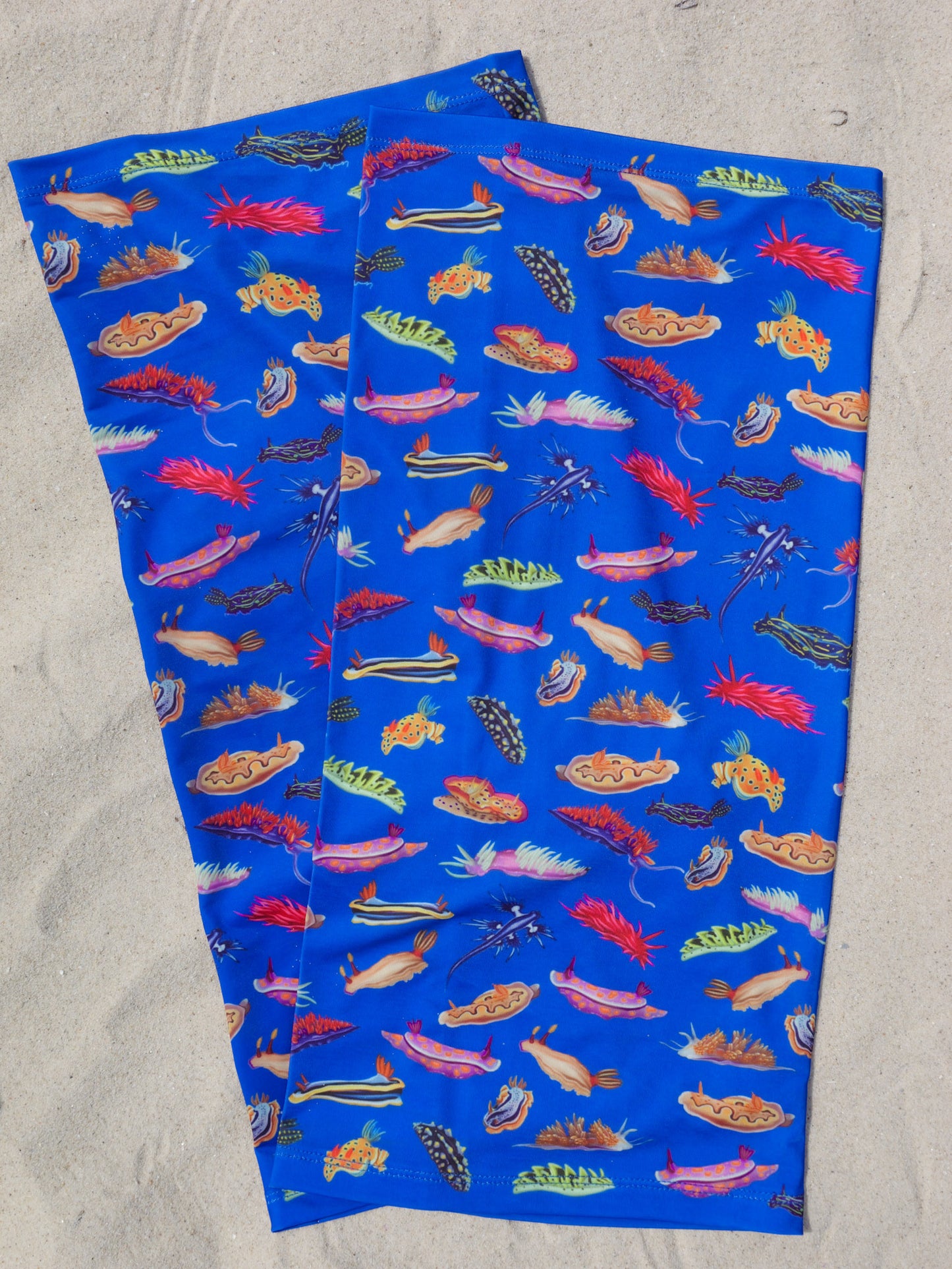 NUDIBRANCH BLUE UV GAITER HEADWEAR