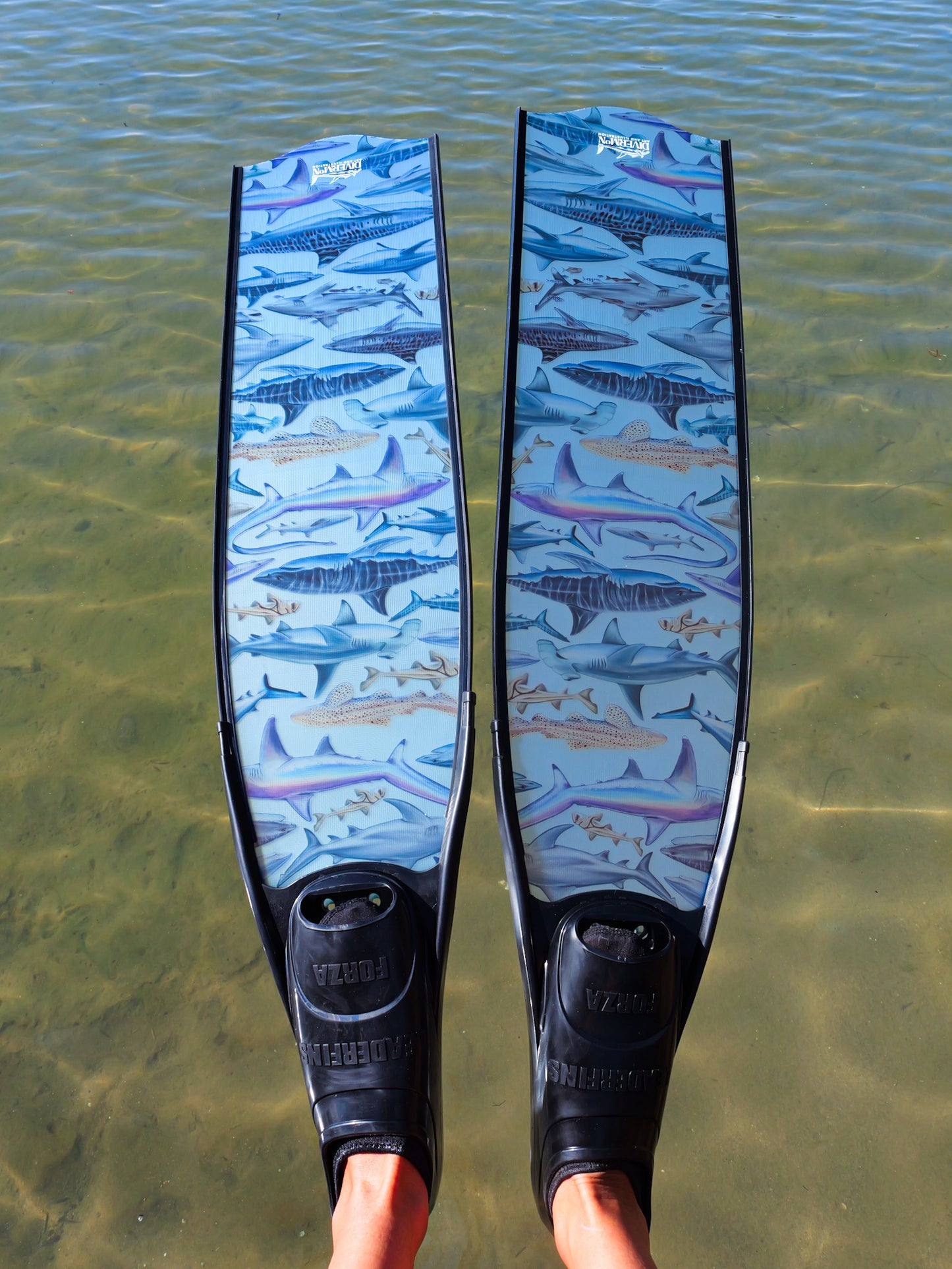 THRESHER BLACK FREEDIVING FINS