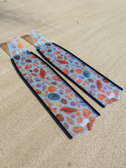 SHELLS BLACK FREEDIVING FINS