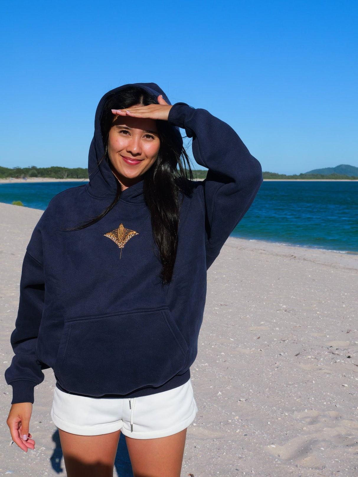 RAYMIX NAVY HOODIE UNISEX